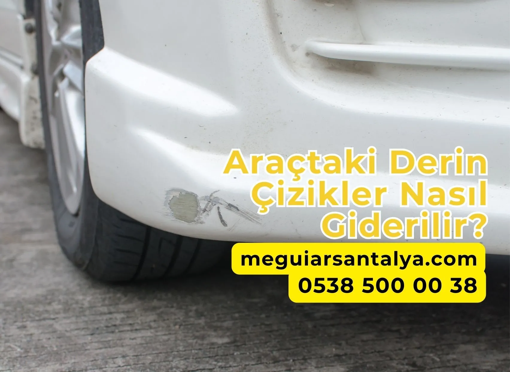Araçtaki Derin Çizikler Nasıl Giderilir?